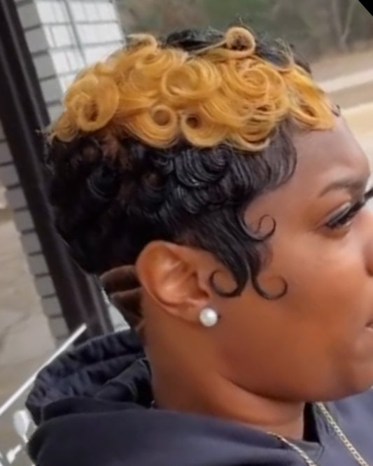 Skunk Strip Wig