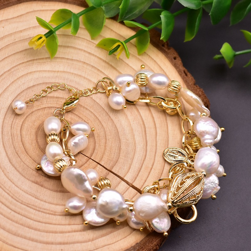Natural Baroque Freshwater Pearl Bracelet