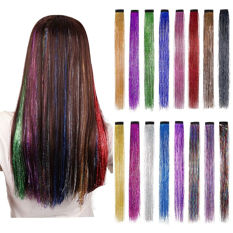 6 Pcs 20-inch colorful flashing hair accessory