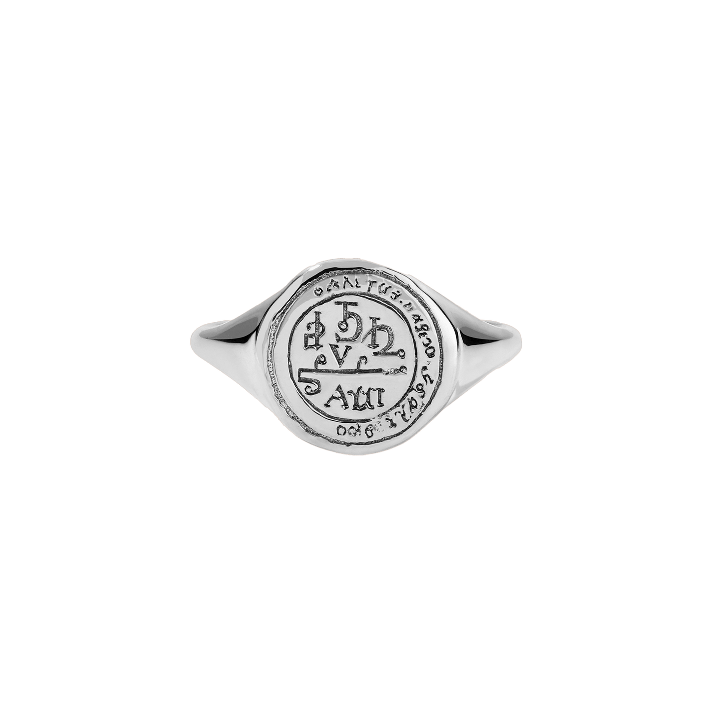 Aries Alchemical Zodiac Signet Ring
