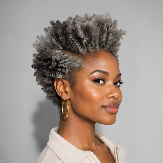Pixie Lace Full Density Afro Curl Wig For Black Women