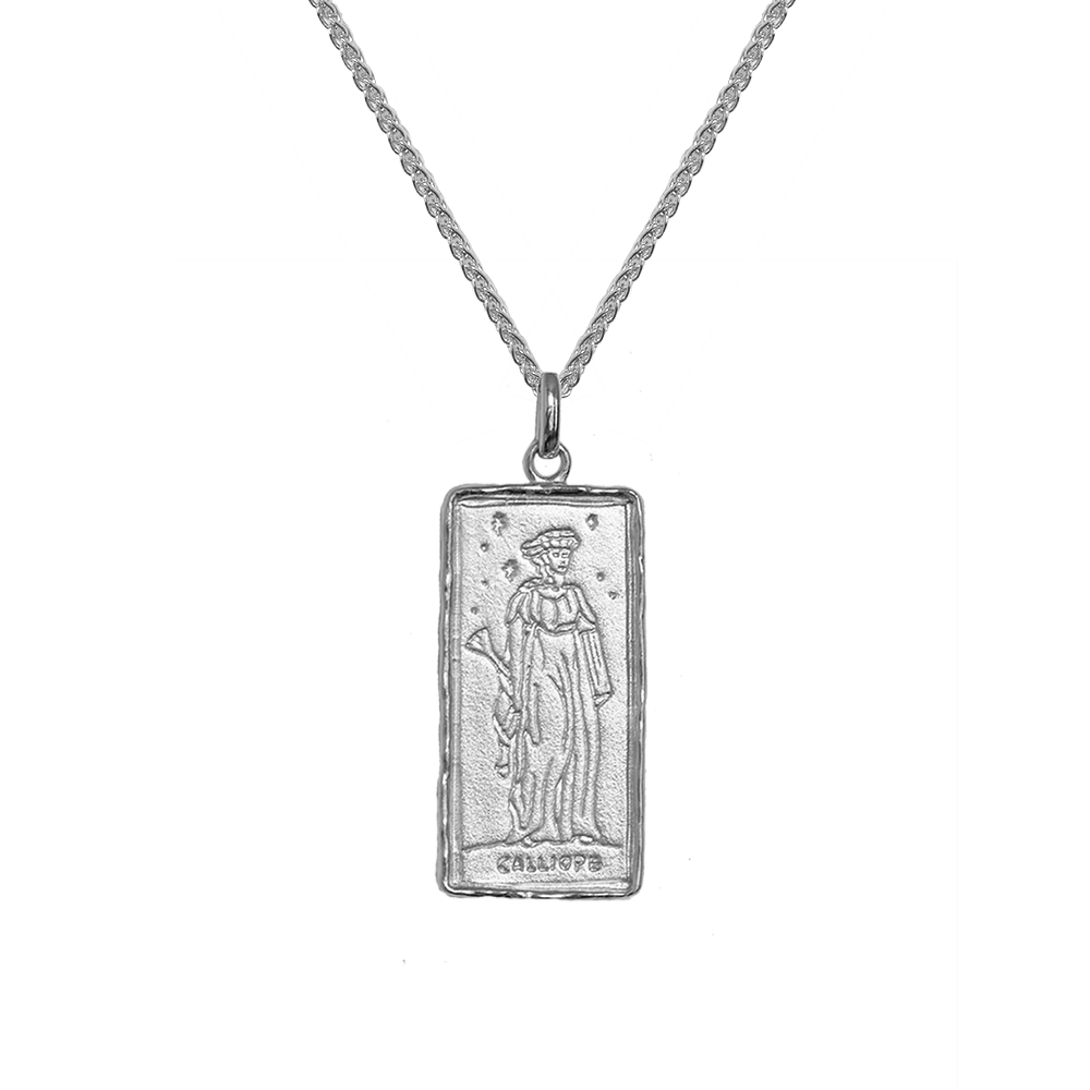 Calliope Muse of Poetry Necklace