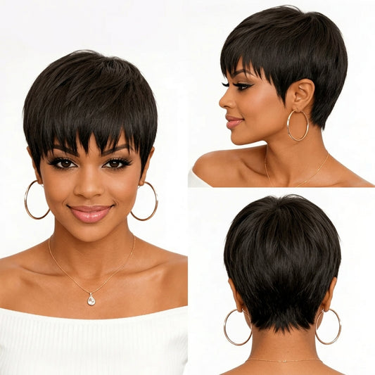 Sexy Pixie Bang Pixie Wig