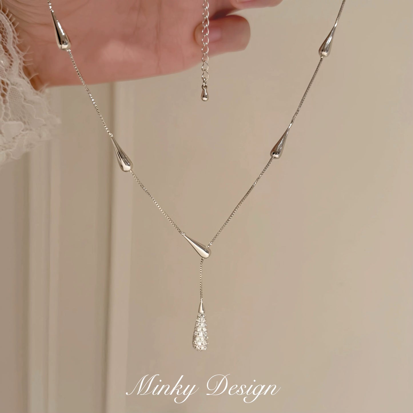 Rachel Teardrop Tassel Earrings