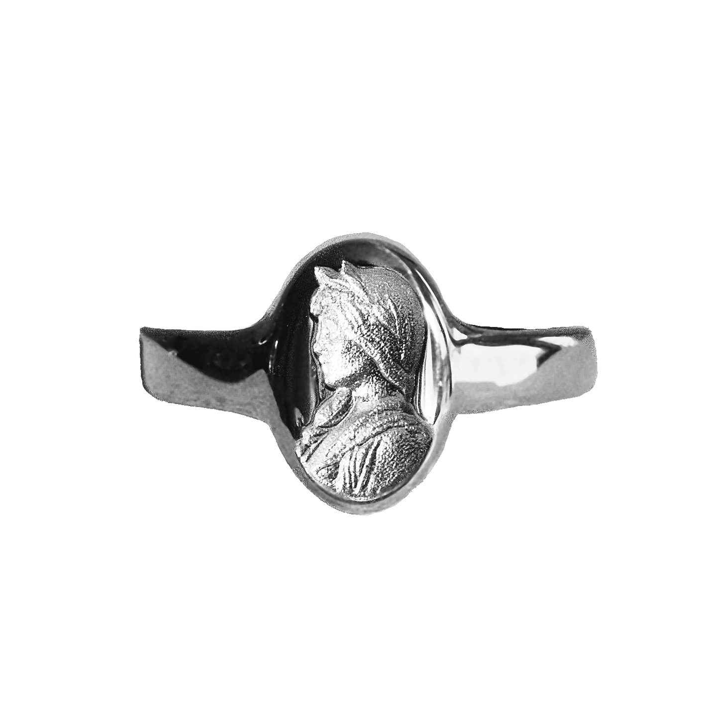 Sappho Solid Gold Signet Ring