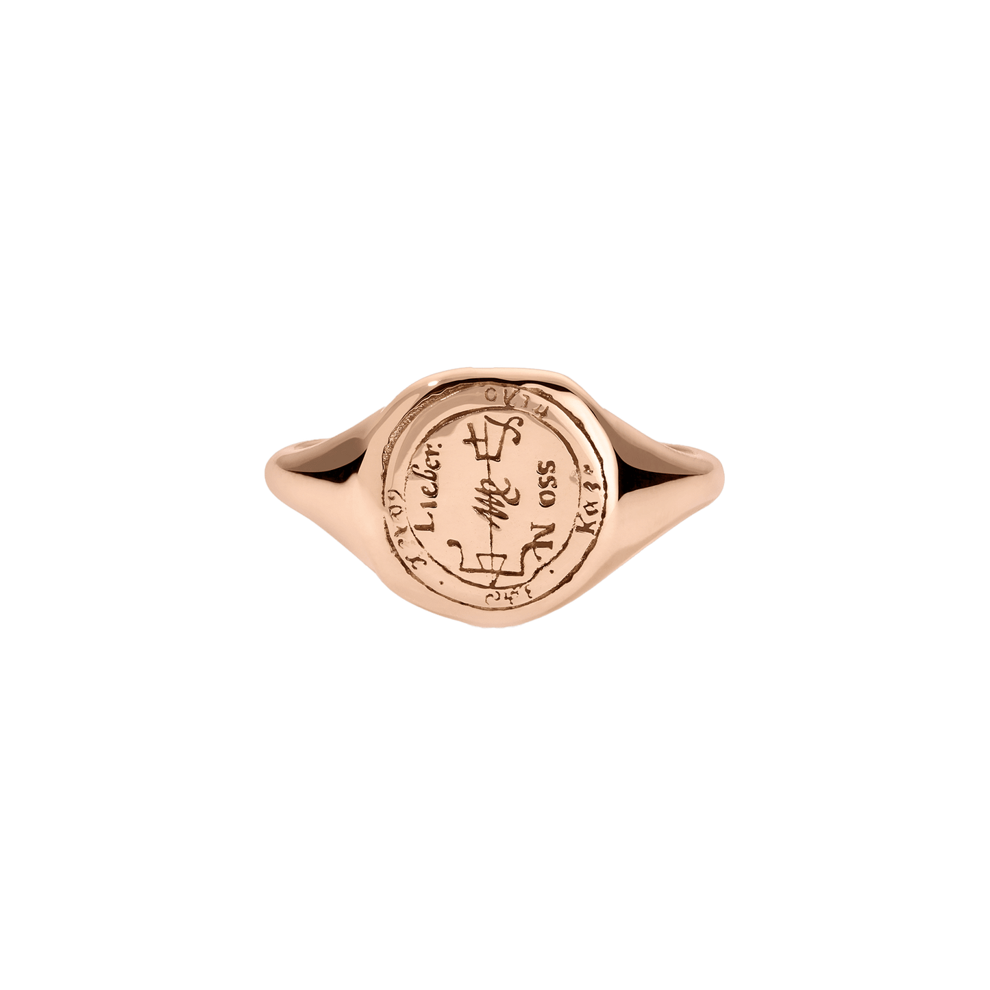 Virgo Alchemical Zodiac Signet Ring