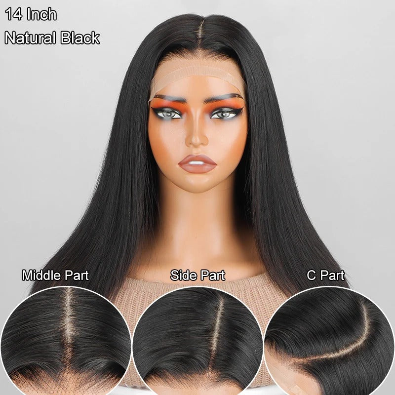 Mila | Glueless Medical Wig For Hair Loss Silk Top Full Lace Straight Human Hair Wigs