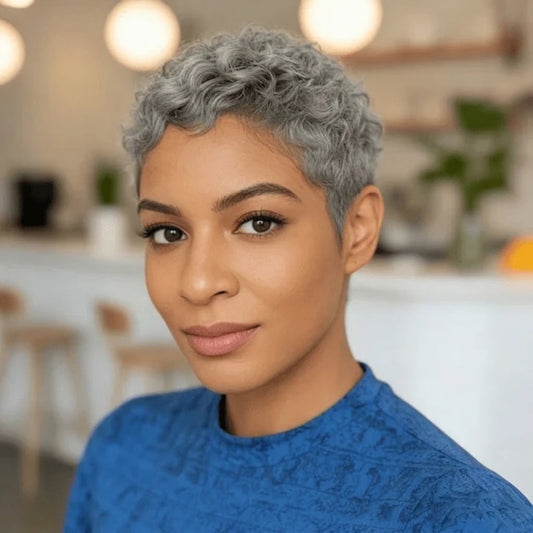 1B Pixie Wave Small Head Wig