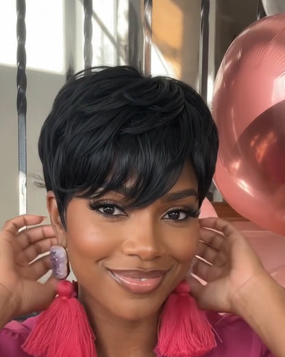 Short Wig 4Inch Bob Straight Hair