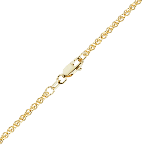 Solid Gold 1.8mm Wheat Chain