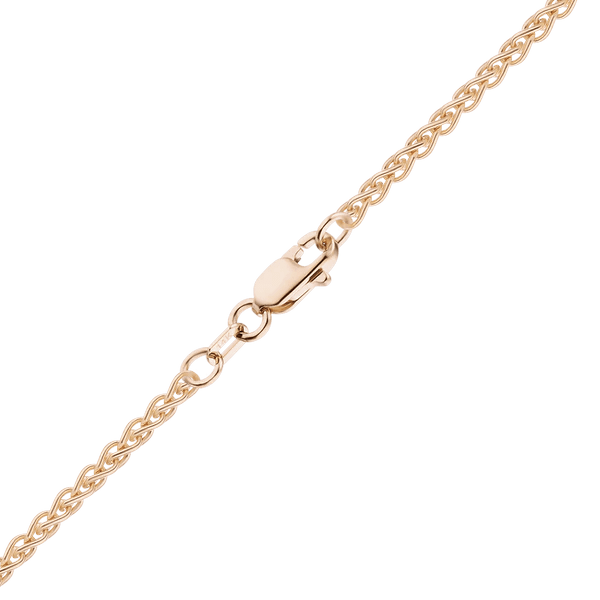 Solid Gold 1.8mm Wheat Chain