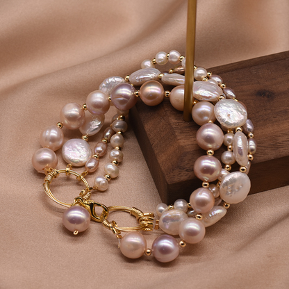 Natural Baroque Freshwater Pearl Bracelet