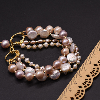 Natural Baroque Freshwater Pearl Bracelet