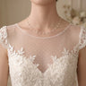 18K Gold Floating Mini Pearl Bridal Choker - Minimalist Invisible Chain Illusion Wedding Necklace for Brides