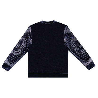 Retro rhinestone velvet top