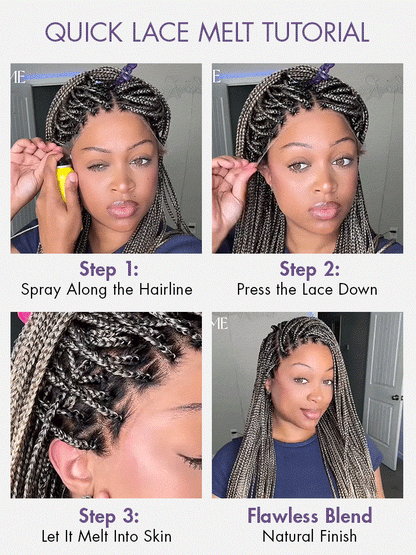 26-inch 613 Full Lace Braided Wig