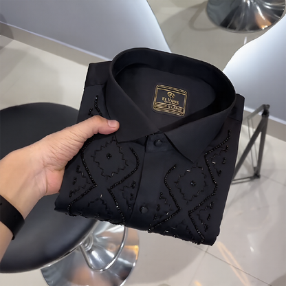 Shining Beads Business Shirt
