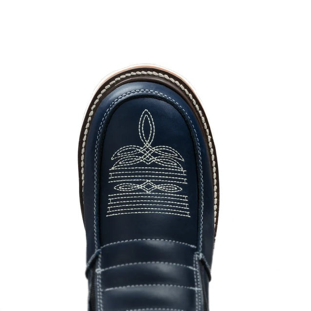 Steel Toe Zipper Leather Work Boots