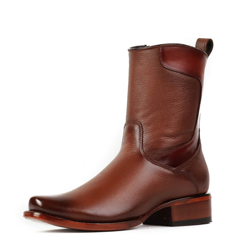 Deerskin Cowboy Boots