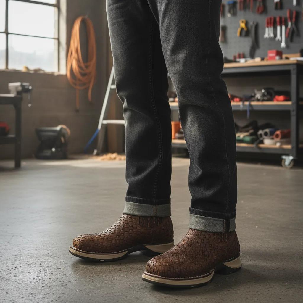Men's Woven Work Boots