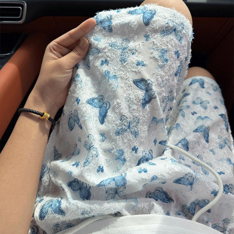 Butterfly Tassel Soft Shorts