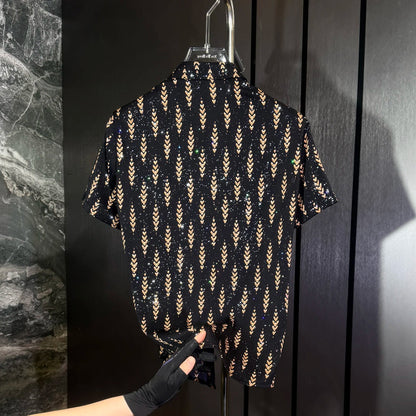 Wheat Ear Starlight Short-Sleeve Shirt