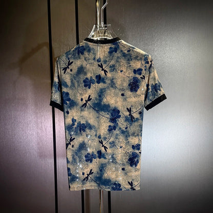 Floral Dragonfly Starlight Cool T-shirt
