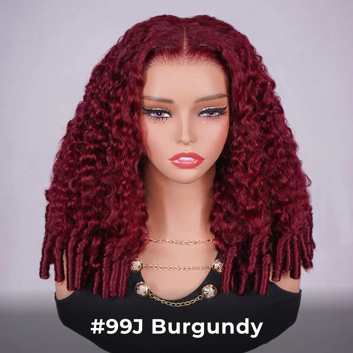13x6 Lace Frontal Glueless Wigs #4 Brown Color 220% Density Water Wave Virgin Human Hair Wigs Pre Plucked Natural Hairline