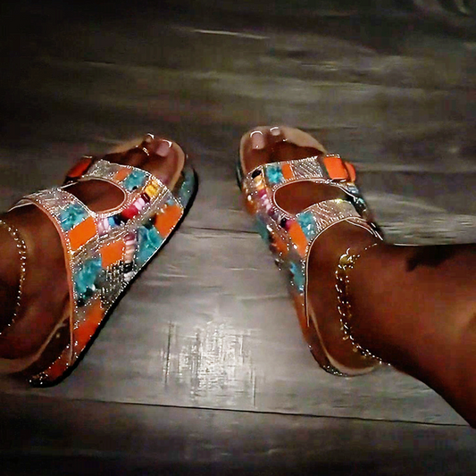 Women's Thick Sole Boho Sandals