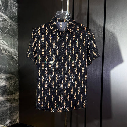 Wheat Ear Starlight Short-Sleeve Shirt