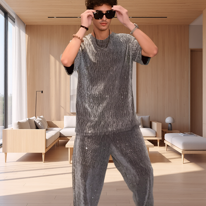 Stretch loose starlight casual two-piece set