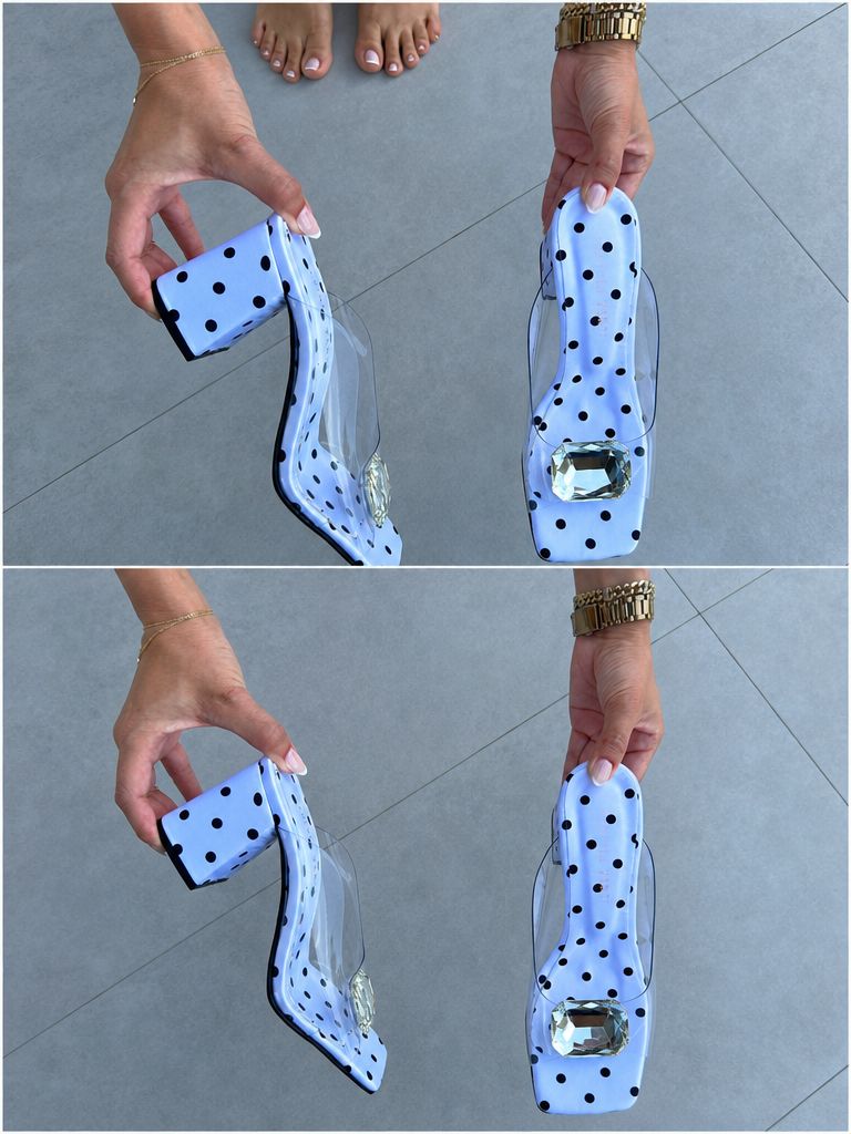 Diamond Embellished Slippers