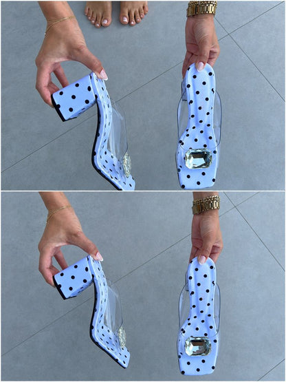 Diamond Embellished Slippers