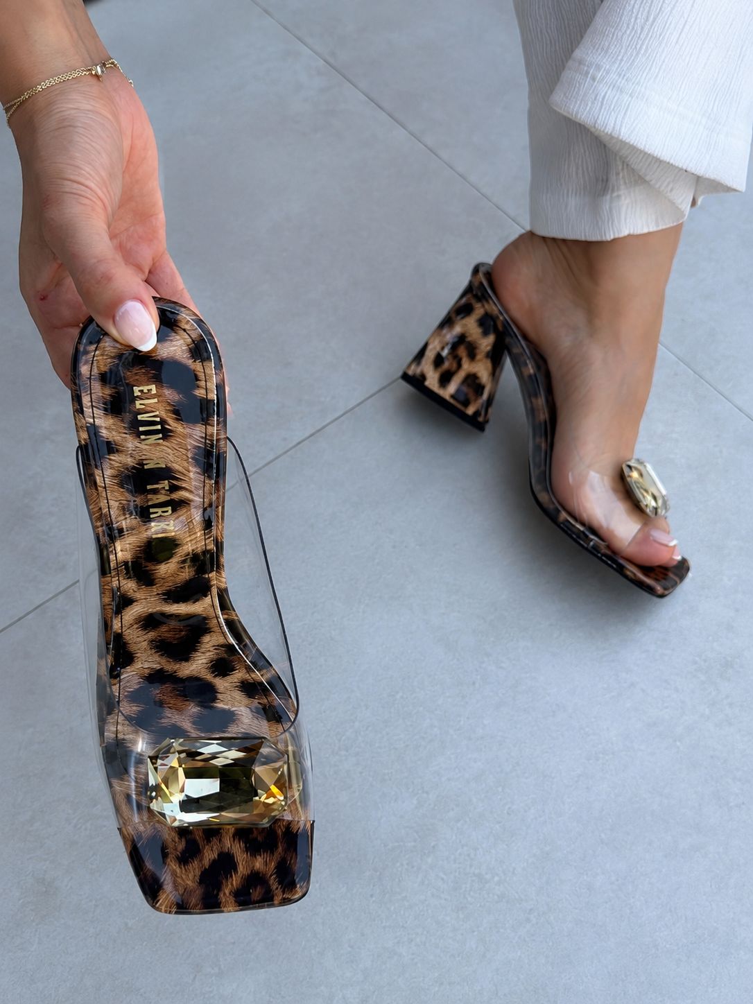 Diamond Embellished Slippers