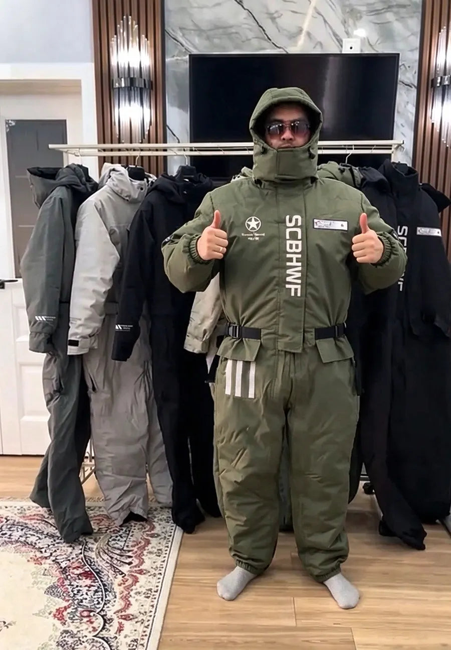 All-in-One Windproof Insulated Outdoor Workwear