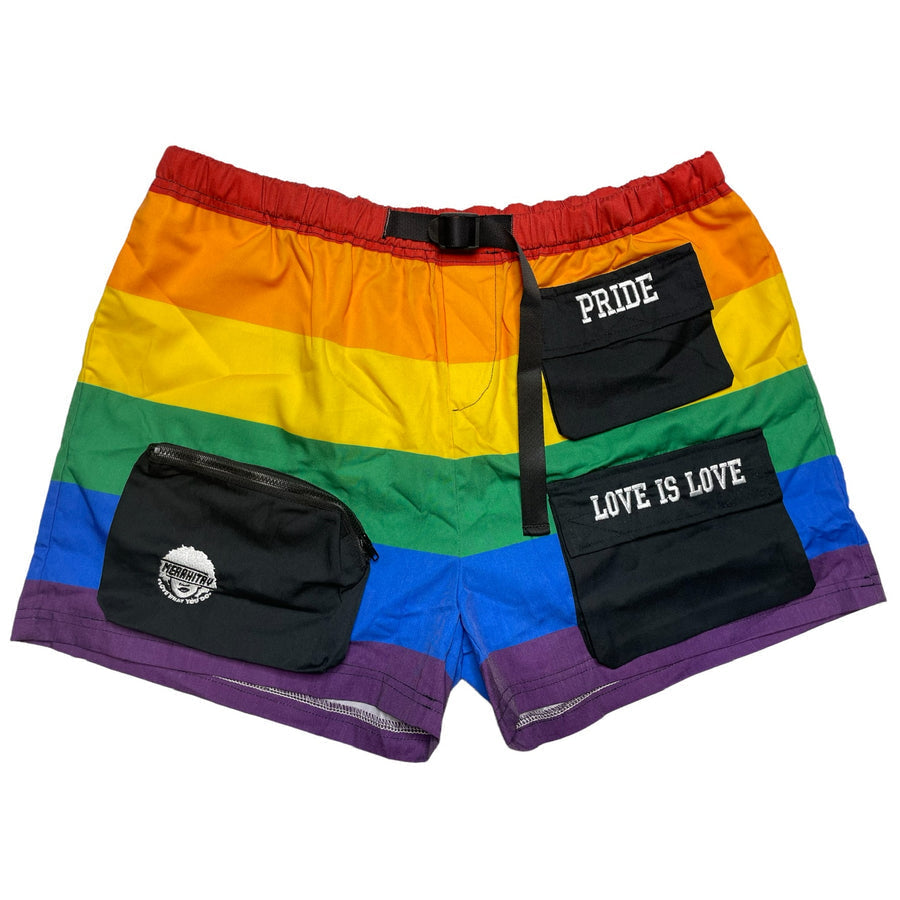 Into the Wild Patchwork Cargo Shorts