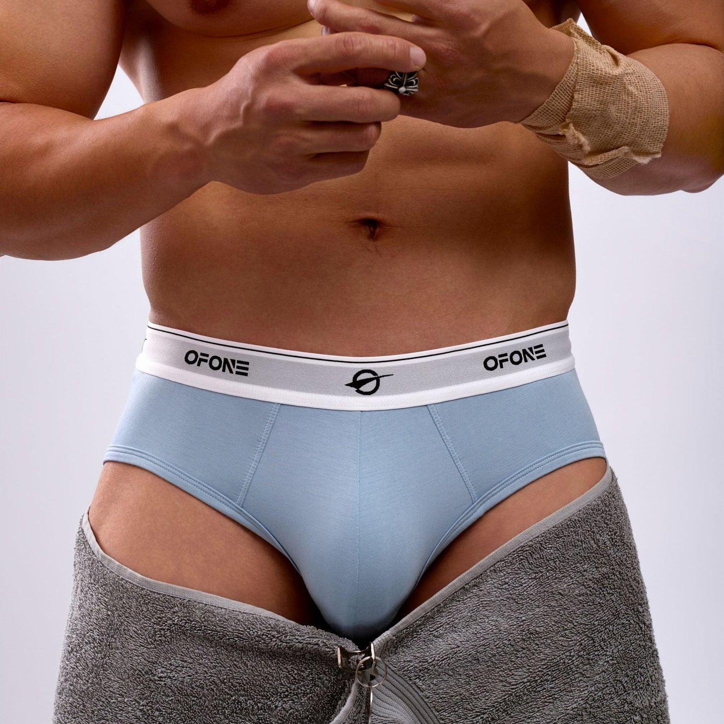 Simple pure cotton pouch underwear