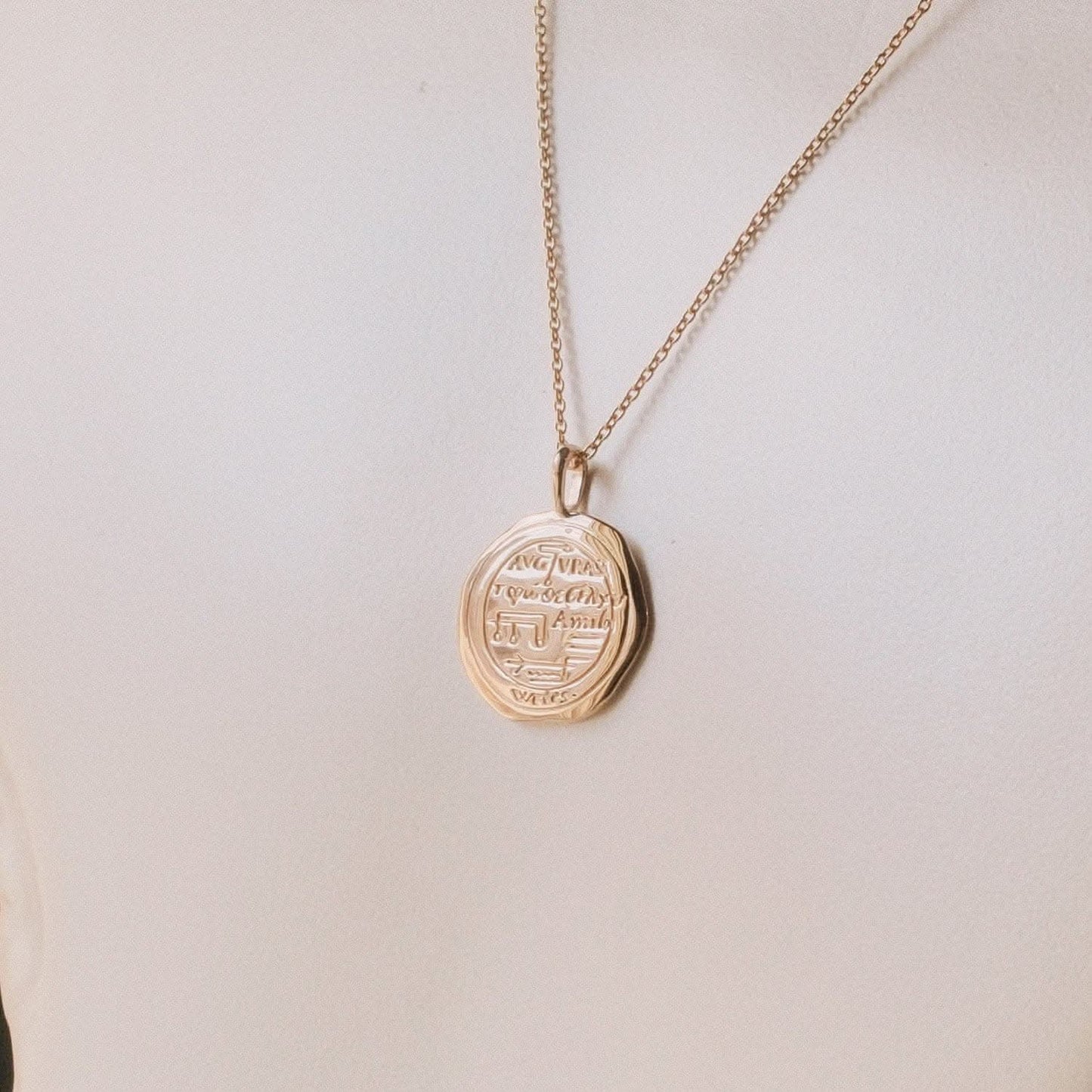 Aquarius Alchemical Zodiac Pendant