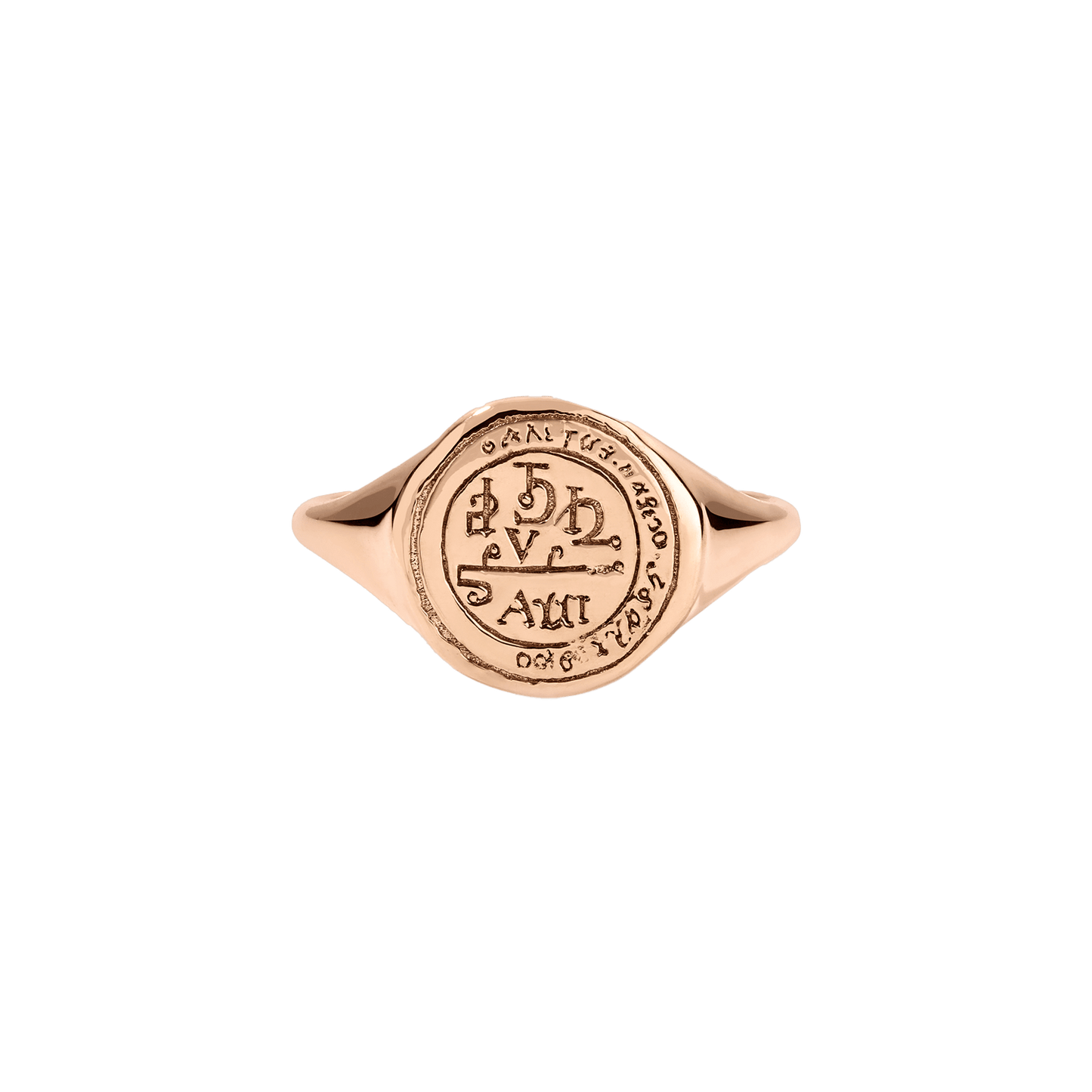 Aries Alchemical Zodiac Signet Ring