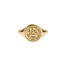 Aries Alchemical Zodiac Signet Ring