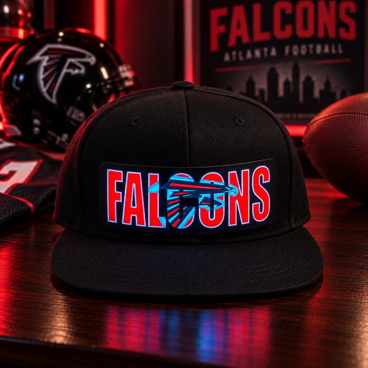Football Fan LED Light-Up Snapback Cap