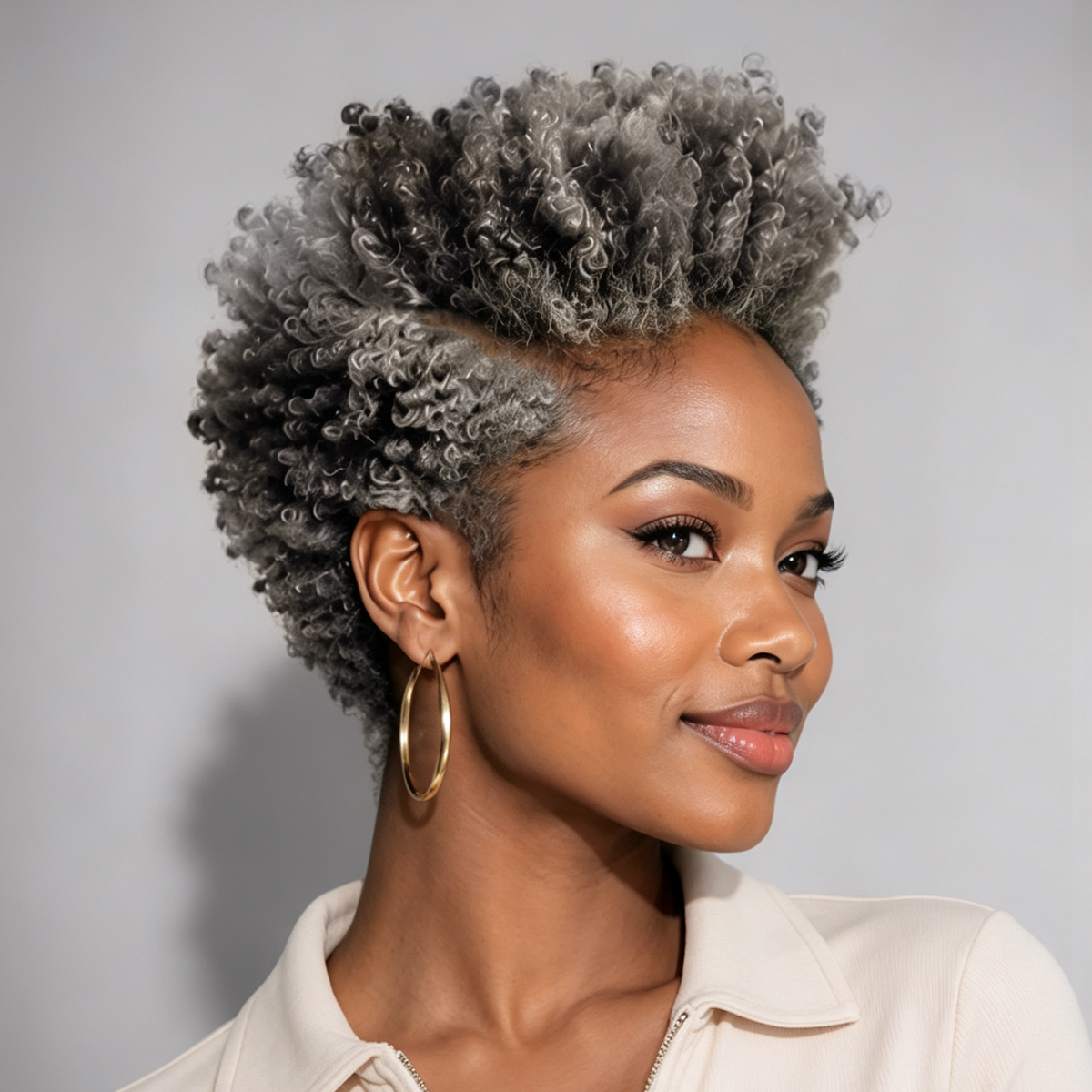 Pixie Lace Full Density Afro Curl Wig For Black Women