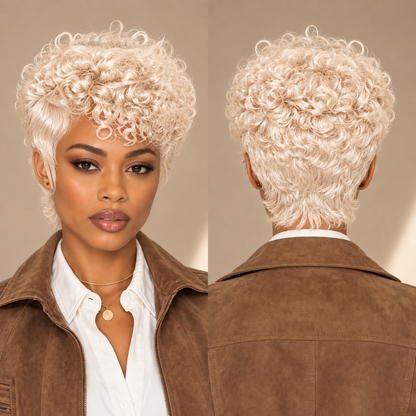 Full Lace Special Scalp Full lace Pixie Wig-1