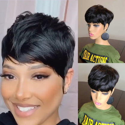 Short Wig 4Inch Bob Straight Hair
