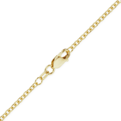 Solid Gold 1mm Cable Chain