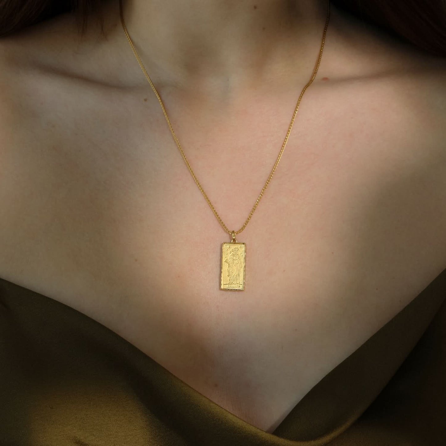 Calliope Muse of Poetry Necklace