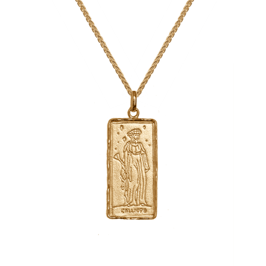 Calliope Muse of Poetry Necklace