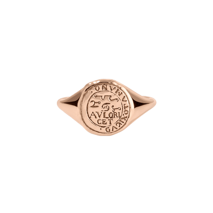 Cancer Alchemical Zodiac Signet Ring
