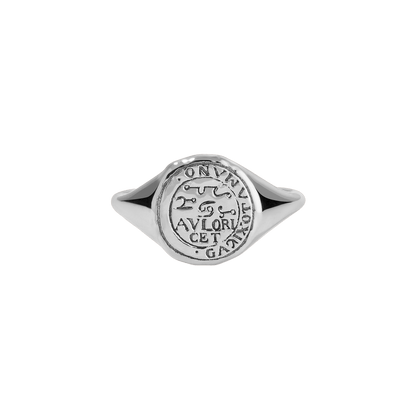 Cancer Alchemical Zodiac Signet Ring