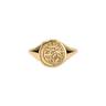 Cancer Alchemical Zodiac Signet Ring
